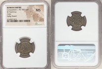 Constantine I the Great (AD 307-337). AE3 or BI nummus (19mm, 6h). NGC MS. Arles, 2nd officina, AD 333-334. CONSTAN-TIVS MAX AVG, rosette-diademed, dr...