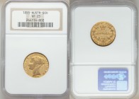 Victoria gold Sovereign 1855-SYDNEY VF25 NGC, Sydney mint, KM2. First year of Issue and two year type.

HID09801242017

© 2020 Heritage Auctions |...