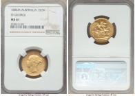 Victoria gold "St. George" Sovereign 1885-M MS61 NGC, Melbourne mint, KM7. AGW 0.2355 oz. 

HID09801242017

© 2020 Heritage Auctions | All Rights ...
