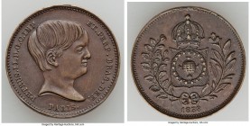 Pedro II bronze Medal 1838 XF, Very similar to the Para Revolution medal (cf. R&S-Br8). 24.3mm. 5.70gm. PETRUS II D G C IMP E PERP BRAZ DEF PARIS his ...