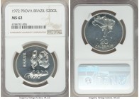 Republic silver Prova 20 Cruzeiros 1972 MS62 NGC, Paris mint, KM-Pr6. 150th anniversary of independence. 

HID09801242017

© 2020 Heritage Auction...