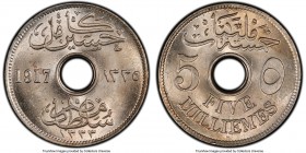 Hussein Kamil 5 Milliemes AH 1335 (1917)-H MS65 PCGS, Heaton mint, KM315. Ex. E. E. Clain-Stefanelli Collection

HID09801242017

© 2020 Heritage A...