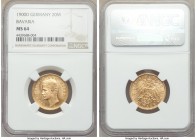 Bavaria. Otto gold 20 Mark 1900-D MS64 NGC, Munich mint, KM920.

HID09801242017

© 2020 Heritage Auctions | All Rights Reserved