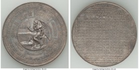 Brandenburg-Prussia. Frederick William III silver "Calendar" Medal 1805 XF, 43.8mm. 18.56gm. By D.F. Loos. Ash-gray toning with reflective surfaces. T...
