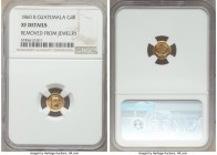 Republic Pair of Certified gold 4 Reales XF Details (Removed from jewelry) NGC, 1) 4 Reales 1860-R 2) 4 Reales 1861-R KM135. Sold as is, no returns.
...