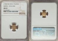 Dutch India gold Pagoda ND (1760-1794) MS63 NGC, Tuticorin mint, KM49, Fr-1515. 

HID09801242017

© 2020 Heritage Auctions | All Rights Reserved