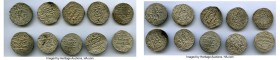 Ayyubid 10-Piece Lot of Uncertified Assorted Dirhams ND (1186-1218) VF, 1) al-Adil Abu Bakr I (AH 592-615 / AD 1196-1218) x 2 2) al-Zahir Ghazi (AH582...