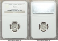 Ferdinand VI 1/2 Real 1748 Mo-M MS62 NGC, Mexico City mint, KM67.1. Frosted white surfaces. 

HID09801242017

© 2020 Heritage Auctions | All Right...