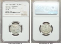 4-Piece Lot of Certified Assorted Issues NGC, 1) Guatemala: Republic silvered bronze Medal 1905 - AU58, 22mm. 2nd National Exhibition 2) Guatemala: Re...