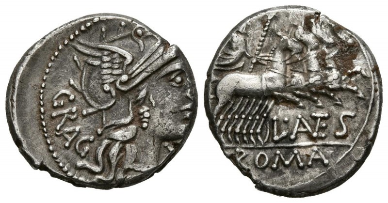 GENS ANTESTIA. Denario. (Ar. 3,79g/19mm). 136 a.C. Roma. (Crawford 238/1; FFC 15...