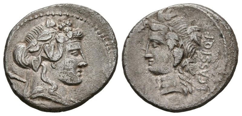 GENS CASSIA. Denario. (Ar. 3,52g/18mm). 78 a.C. Roma. (Crawford 386/1; FFC 556)....