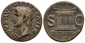 DIVO AUGUSTO. As. (Ae. 10,52g/27mm). 31-37 d.C. (acuñada bajo el reinado de Tiberio). Roma. (RIC 81). MBC.