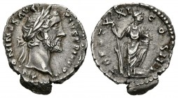 ANTONINO PIO. Denario. (Ar. 3,18g/17mm). 153-154 d.C. Roma. (RIC 275). EBC-.