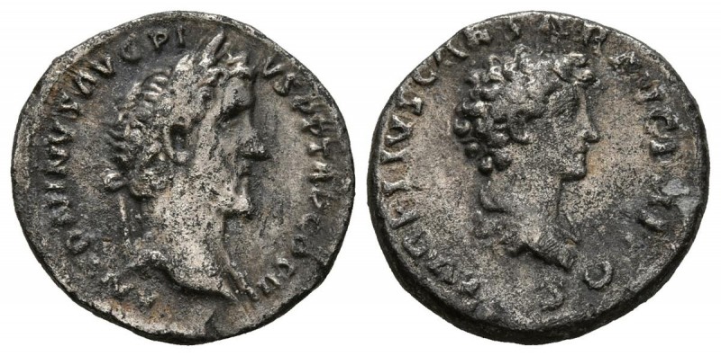 ANTONINO PIO con MARCO AURELIO. Denario. (Ar. 2,53g/17mm). 140 d.C. Roma. (RIC 4...