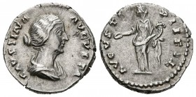 FAUSTINA II. Denario. (Ar. 3,64g/17mm). 147-176 d.C. Roma. (RIC 496). MBC+/EBC-.