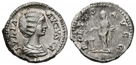 JULIA DOMNA. Denario. (Ar. 3,50g/19mm). 200-207 d.C. Roma. (RIC 572). EBC/MBC+.