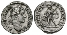CARACALLA. Denario. (Ar. 3,03g/17mm). 208 d.C. Roma. (RIC 100). EBC-/EBC. Bonito ejemplar.