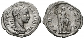 ALEJANDRO SEVERO. Denario. (Ar. 2,50g/21mm). 225 d.C. Roma. (RIC 182). EBC-.