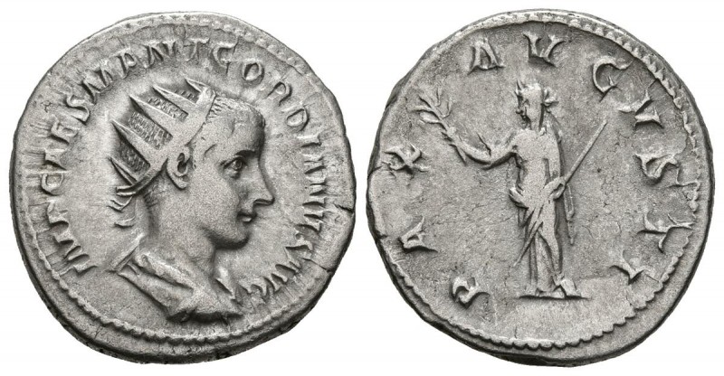 GORDIANO III. Antoniniano. (Ar. 4,49g/21mm). 238 d.C. Roma. (RIC 3). MBC.