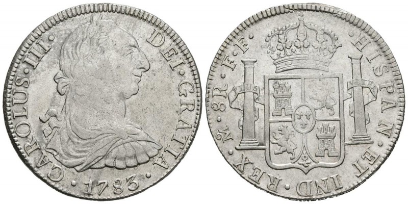 CARLOS III (1759-1788). 8 Reales. (Ar. 26,90g/39mm). 1783. México. (Cal-2019-112...