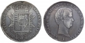 Firenze - Leopoldo II di Lorena (1824-1859) Francescone 1846 - Ag