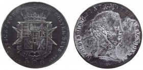 Firenze - Leopoldo II di Lorena (1824-1859) Francescone 1856 - Ag