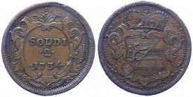 Gorizia - 2 Soldi 1734 - RARO