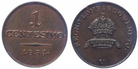 Lombardo Veneto - Venezia - Francesco I (1815-1835) 1 Centesimo 1834 Venezia - NC - Pag.90 - Cu