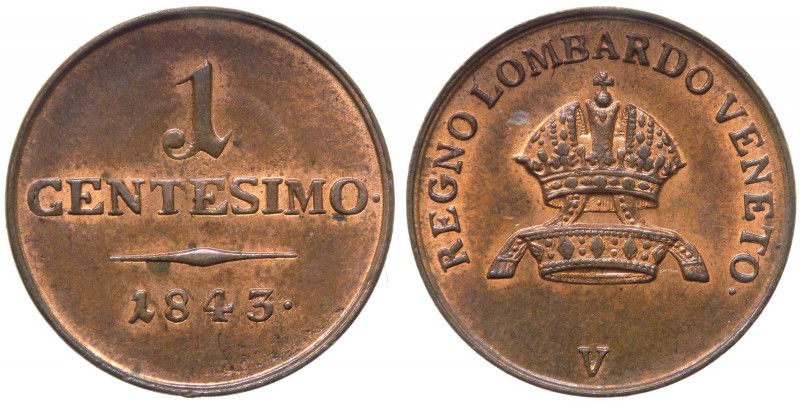 Lombardo Veneto - Venezia - Ferdinando I (1835-1848) 1 Centesimo 1843 Venezia - ...