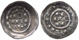 Milano - Enrico II di Sassonia (1004-1024) Denaro Scodellato - Mir.449