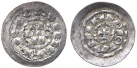 Milano - Enrico III - IV - V di Franconia (1039-1125) Denaro Scodellato - Mir.46