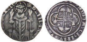 Milano - Luchino e Giovanni Visconti (1339-1349) Grosso con Croce - Cr.3/B - NC