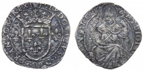 Milano - Ludovico XII (1500-1512) Grosso Regale da 6 Soldi D/Scudo di Francia R/Santo - Mir.239/1 - Ag