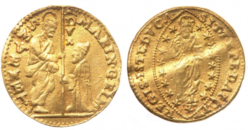 Venezia - Marino Grimani (1595-1605) Zecchino - Mont.914 - Au