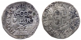 Carlo Emanuele I (1580-1630) 6 Soldi - RARA - Mir.643 - Ag