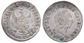 Carlo Emanuele III (1730-1773) 2,6 Soldi 1758 - Ag