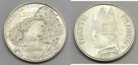 Vaticano - 500 Lire 1966 - Ag