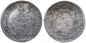 Austria - Salzburg - 15 Kreuzer 1690 - Ag