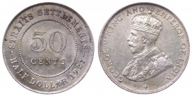 Colonie Inglesi - India - Giorgio V (1910-1936) 50 Cents 1921