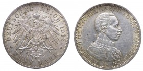 Germania - Prussia - Wilhelm II (1888-1918) 5 Mark 1913 - Ag