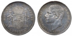 Spagna - Alfonso XII - 5 Pesetas 1883