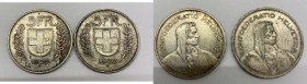Svizzera - Lotto n.2 pz 5 Franchi 1932 - 1933 - Ag
