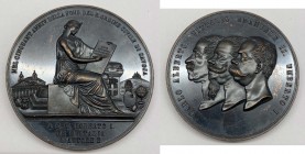 Medaglia - 50°anniversario della fondazione dell'ordine civile di Savoia - Ae Gr.159,60 Ø mm65