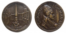 Innocenzo X (1644-1655) Medaglia anno VI Gr.15,46 Ø mm38