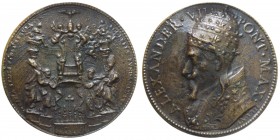 Alessandro VII (1655-1667) Medaglia Gr.34,87 Ø mm40