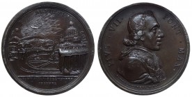 Pio VII (1800-1823) Medaglia - Ae Gr.40,20 Ø mm40