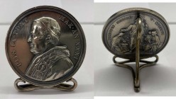Pio IX (1846-1878) Medaglia anno XXXI - Trasformata in segnaposto - Ag