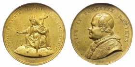 Pio IX (1846-1878) Medaglia 1869 Concilio Ecumenico - Bart.XXIII-3 Gr.47,12 Ø mm50