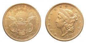 20 Dollari Stati Uniti America 1876 Liberty - Au
