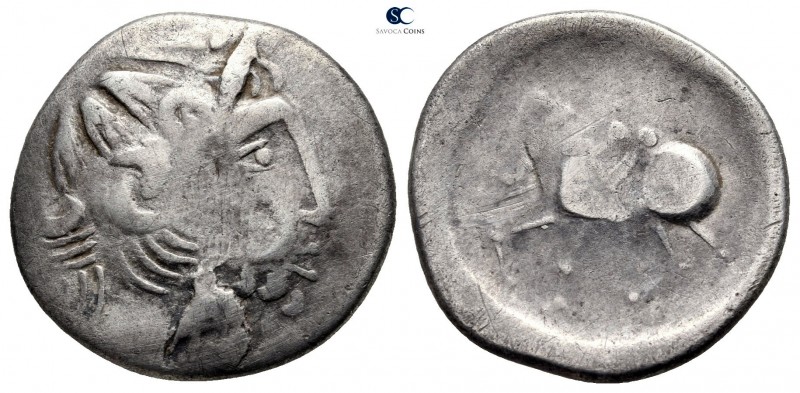 Eastern Europe. Imitation of Philip II of Macedon 200-100 BC. 
Tetradrachm AR
...